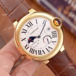 Ballon Bleu de Cartier Moonphase Gold Watch AAA Replica